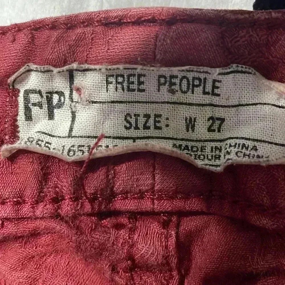 Free people textured jeans